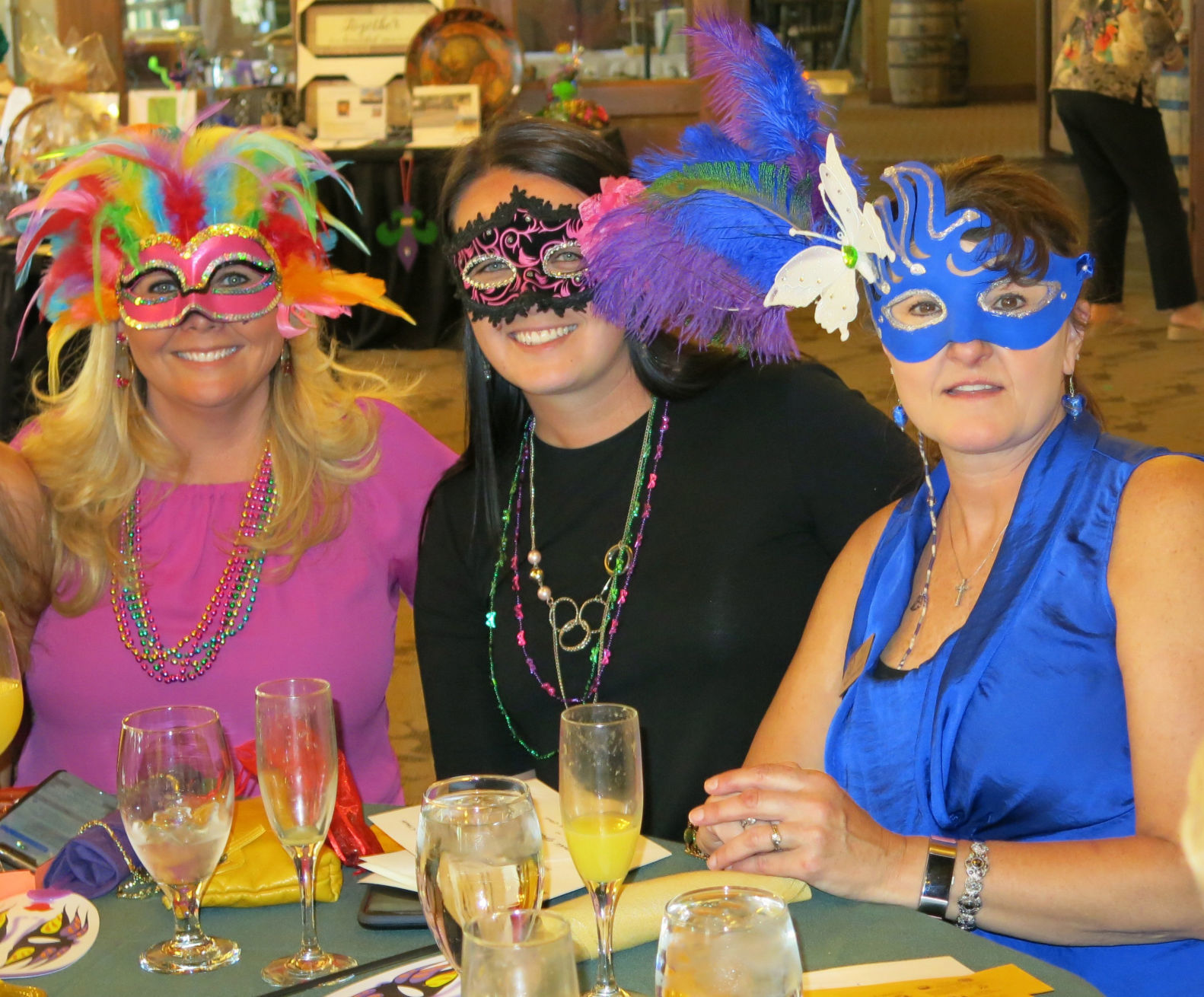 White Mountain Woman’s Club Fashion Show — Mardi Gras style